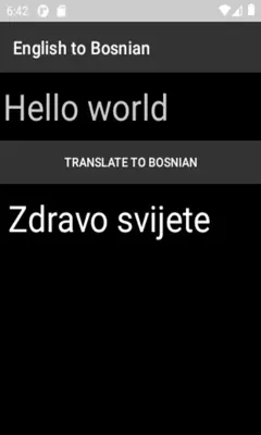 English to Bosnian Translator android App screenshot 3